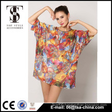 Flower printed fat women beachwear dresses woman sexy dress woman night dress                        
                                                                                Supplier's Choice